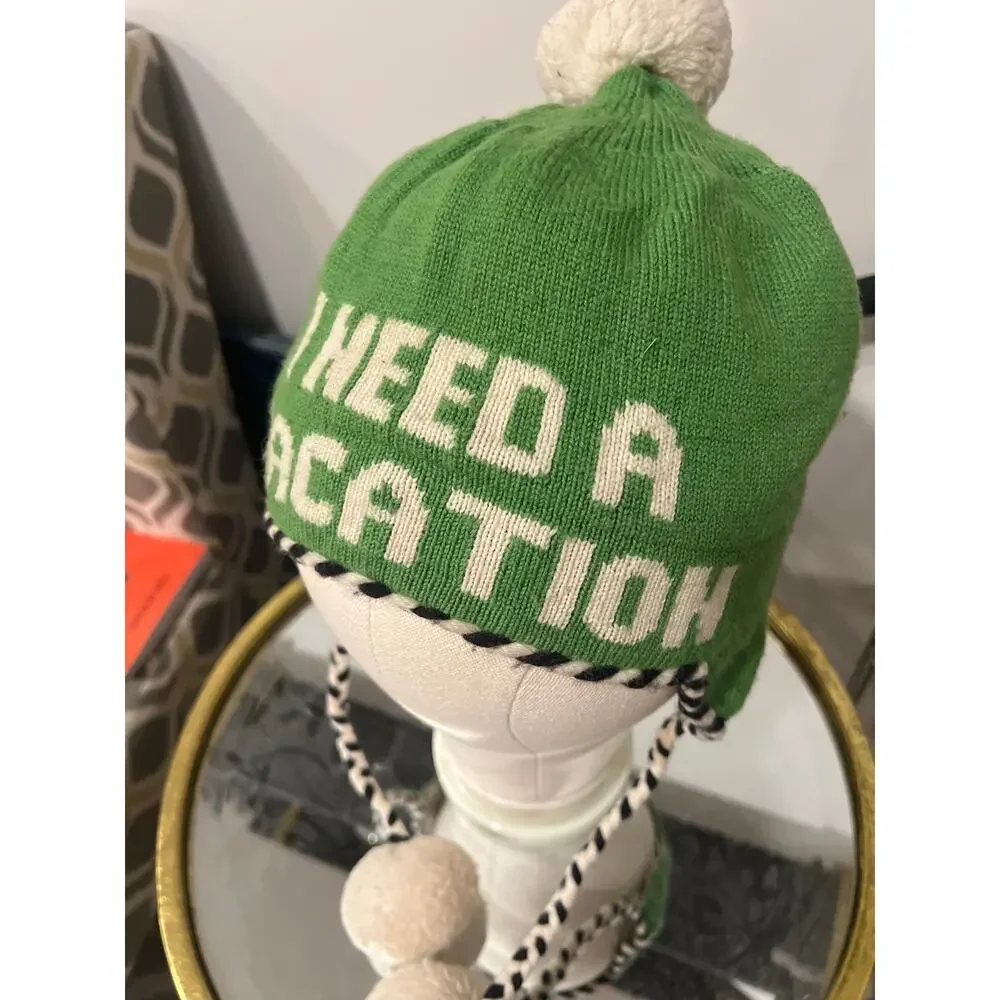 Kate Spade,Green Winter Hat, KB508
